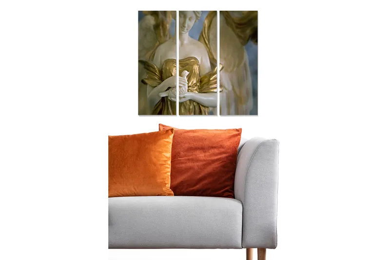 Canvas World Culture 3 stk Flerfarvet, 22x05 cm