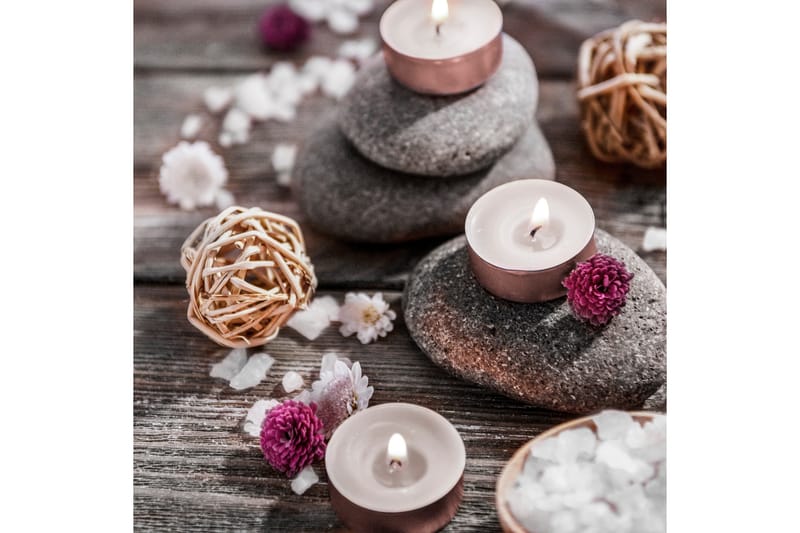 Canvas pink flowers, 44x04 cm