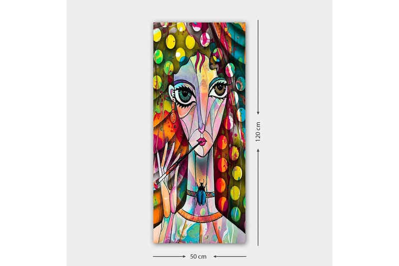 Canvasbillede DKY Abstract & Fractals Flerfarvet - 50x120 cm - Boligtilbehør - Billeder & kunst - Billeder på lærred
