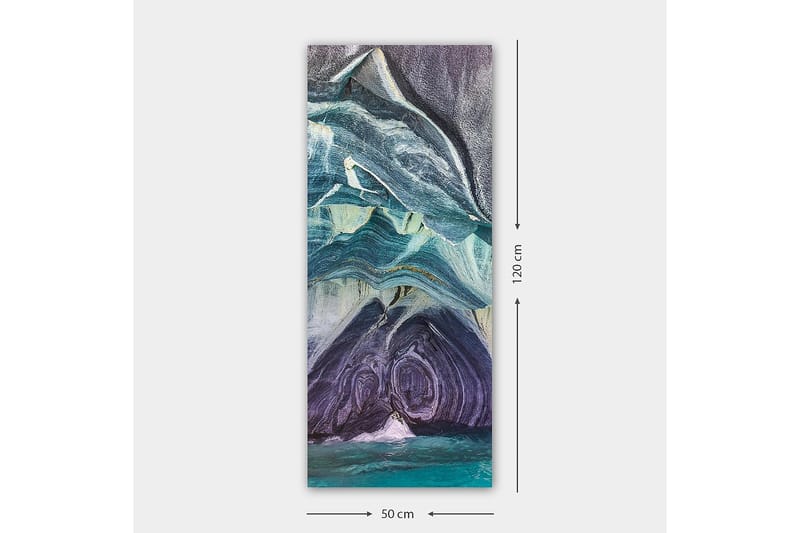 Canvasbillede DKY Abstract & Fractals Flerfarvet - 50x120 cm - Boligtilbehør - Billeder & kunst - Billeder på lærred