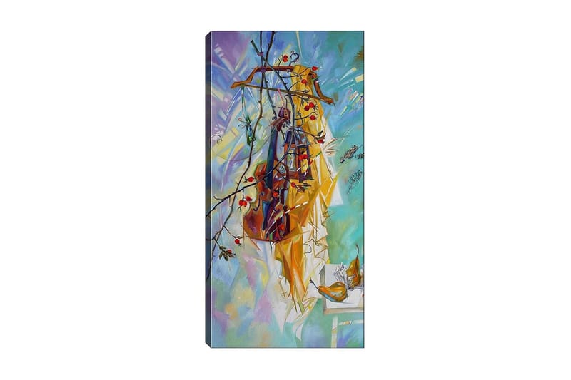 Canvasbillede DKY Abstract & Fractals Flerfarvet - 50x120 cm - Boligtilbehør - Billeder & kunst - Billeder på lærred