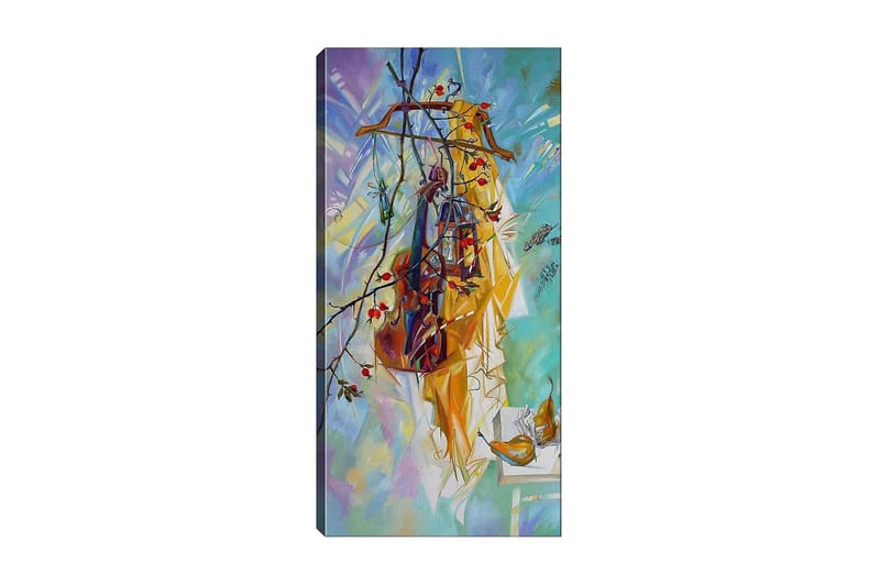 Canvasbillede DKY Abstract & Fractals Flerfarvet - 50x120 cm - Billeder på lærred