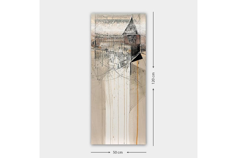 Canvasbillede DKY Abstract & Fractals Flerfarvet - 50x120 cm - Boligtilbehør - Billeder & kunst - Billeder på lærred