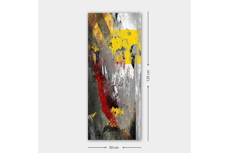 Canvasbillede DKY Abstract & Fractals Flerfarvet - 50x120 cm - Boligtilbehør - Billeder & kunst - Billeder på lærred