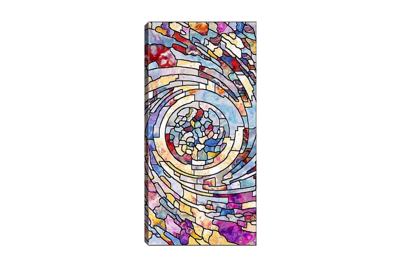 Canvasbillede DKY Abstract & Fractals Flerfarvet - 50x120 cm - Boligtilbehør - Billeder & kunst - Billeder på lærred