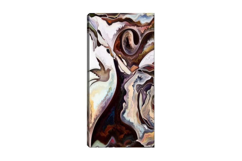 Canvasbillede DKY Abstract & Fractals Flerfarvet - 50x120 cm - Boligtilbehør - Billeder & kunst - Billeder på lærred