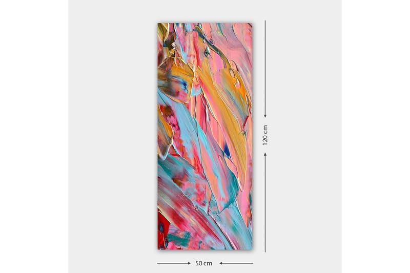 Canvasbillede DKY Abstract & Fractals Flerfarvet - 50x120 cm - Boligtilbehør - Billeder & kunst - Billeder på lærred