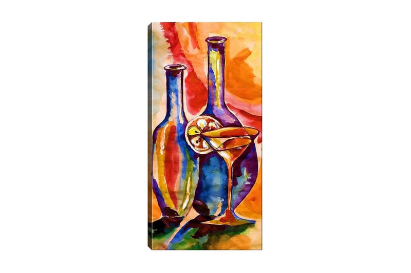 Canvasbillede DKY Abstract & Fractals Flerfarvet - 50x120 cm - Billeder på lærred