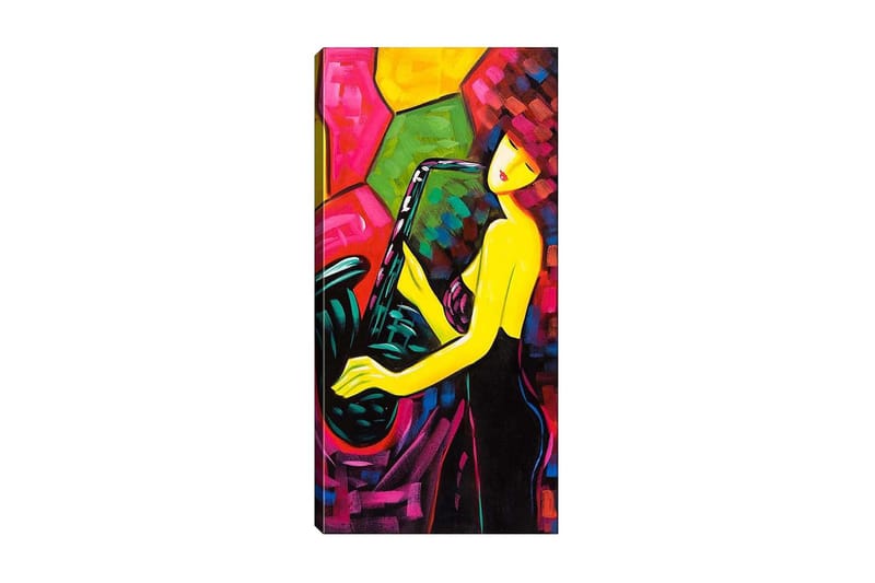 Canvasbillede DKY Abstract & Fractals Flerfarvet - 50x120 cm - Boligtilbehør - Billeder & kunst - Billeder på lærred