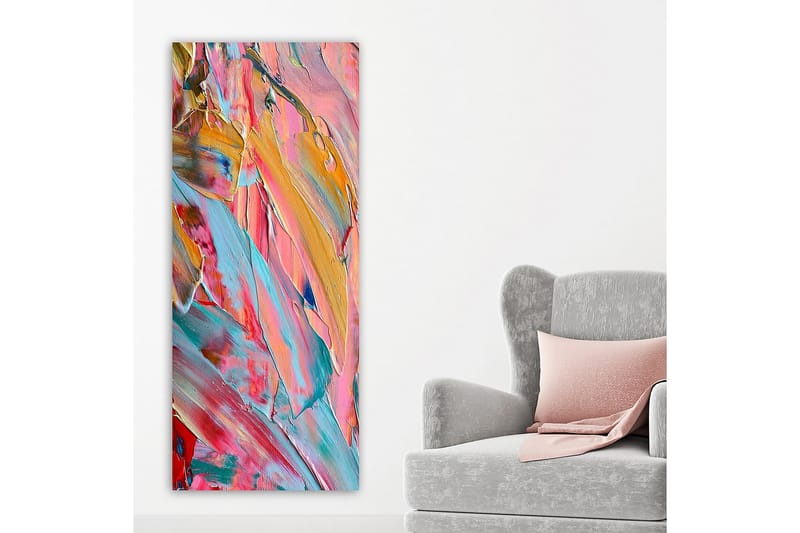 Canvasbillede DKY Abstract & Fractals Flerfarvet - 50x120 cm - Boligtilbehør - Billeder & kunst - Billeder på lærred
