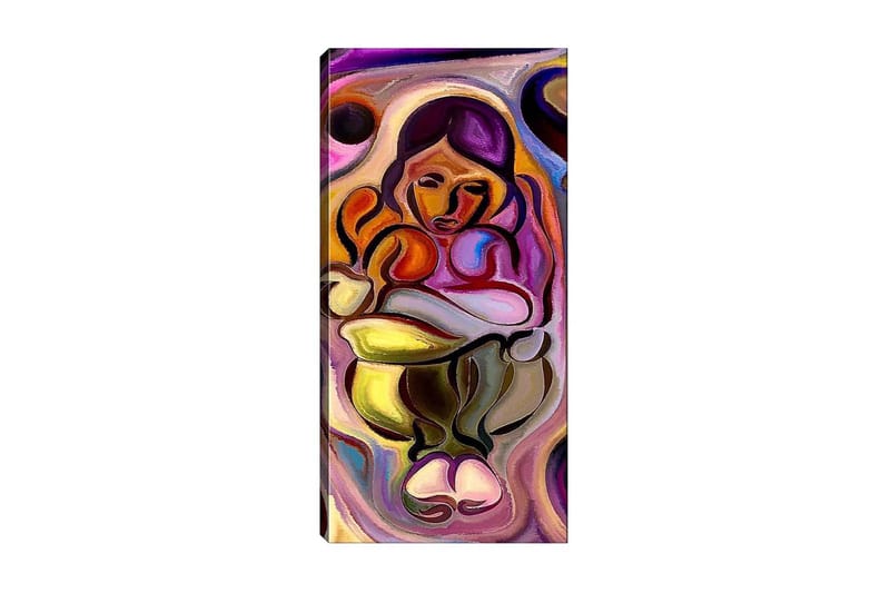 Canvasbillede DKY Abstract & Fractals Flerfarvet, 50x120 cm