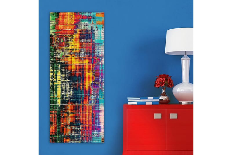 Canvasbillede DKY Abstract & Fractals Flerfarvet - 50x120 cm - Boligtilbehør - Billeder & kunst - Billeder på lærred