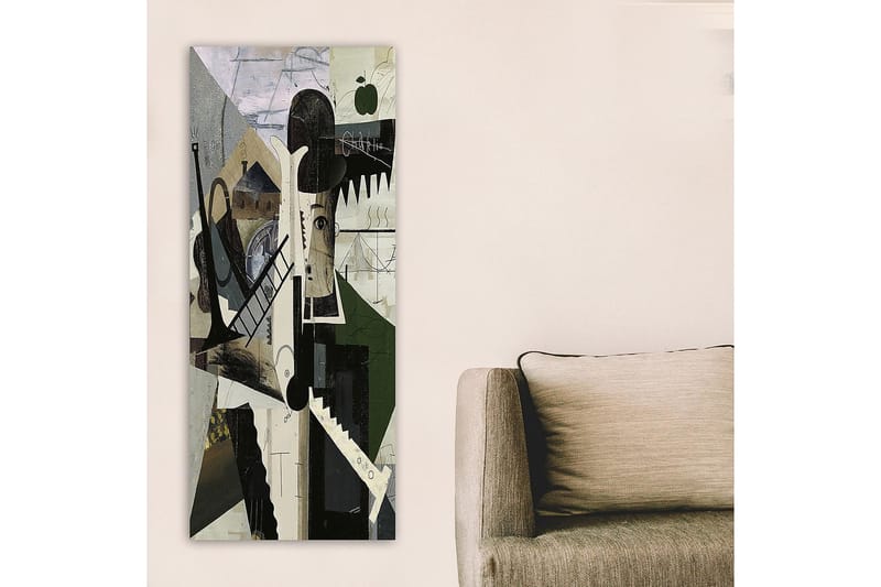 Canvasbillede DKY Abstract & Fractals Flerfarvet - 50x120 cm - Boligtilbehør - Billeder & kunst - Billeder på lærred