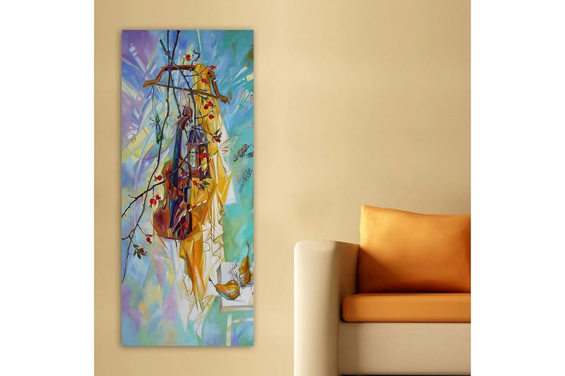 Canvasbillede DKY Abstract & Fractals Flerfarvet - 50x120 cm - Boligtilbehør - Billeder & kunst - Billeder på lærred