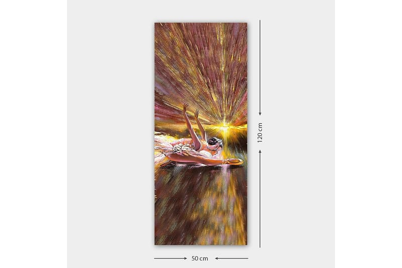 Canvasbillede DKY Abstract & Fractals Flerfarvet - 50x120 cm - Boligtilbehør - Billeder & kunst - Billeder på lærred