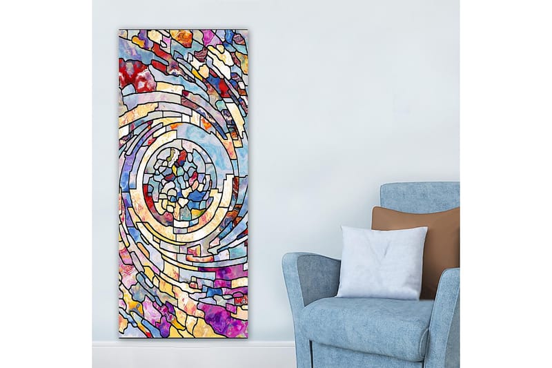 Canvasbillede DKY Abstract & Fractals Flerfarvet - 50x120 cm - Boligtilbehør - Billeder & kunst - Billeder på lærred
