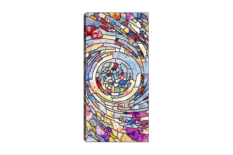 Canvasbillede DKY Abstract & Fractals Flerfarvet, 50x120 cm