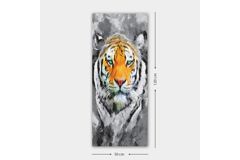Canvasbillede DKY Animals Flerfarvet - 50x120 cm - Boligtilbehør - Billeder & kunst - Billeder på lærred
