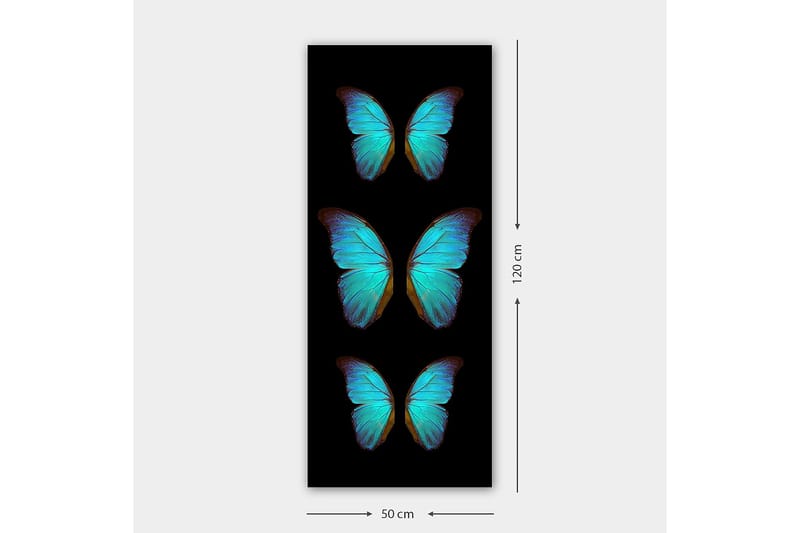Canvasbillede DKY Animals Flerfarvet - 50x120 cm - Boligtilbehør - Billeder & kunst - Billeder på lærred