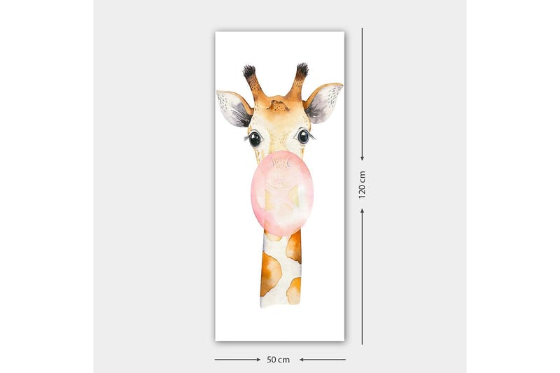 Canvasbillede DKY Animals Flerfarvet - 50x120 cm - Boligtilbehør - Billeder & kunst - Billeder på lærred