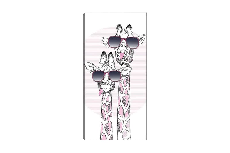 Canvasbillede DKY Animals Flerfarvet - 50x120 cm - Boligtilbehør - Billeder & kunst - Billeder på lærred
