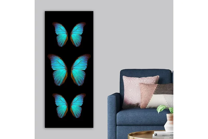 Canvasbillede DKY Animals Flerfarvet - 50x120 cm - Boligtilbehør - Billeder & kunst - Billeder på lærred