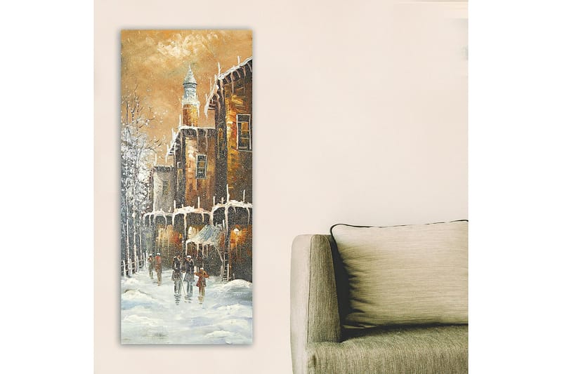 Canvasbillede DKY Buildings & Cityscapes Flerfarvet - 50x120 cm - Boligtilbehør - Billeder & kunst - Billeder på lærred