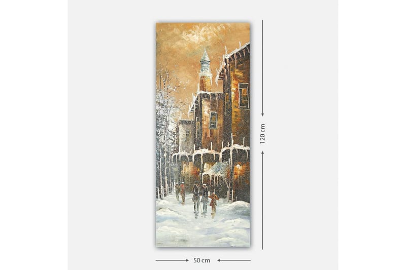 Canvasbillede DKY Buildings & Cityscapes Flerfarvet - 50x120 cm - Boligtilbehør - Billeder & kunst - Billeder på lærred