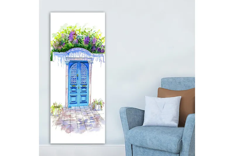 Canvasbillede DKY Buildings & Cityscapes Flerfarvet - 50x120 cm - Boligtilbehør - Billeder & kunst - Billeder på lærred