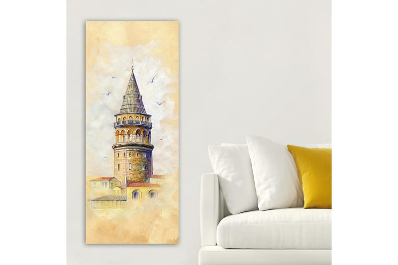 Canvasbillede DKY Cities & Countries Flerfarvet - 50x120 cm - Boligtilbehør - Billeder & kunst - Billeder på lærred