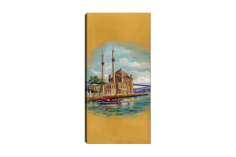 Canvasbillede DKY Cities & Countries Flerfarvet - 50x120 cm - Boligtilbehør - Billeder & kunst - Billeder på lærred