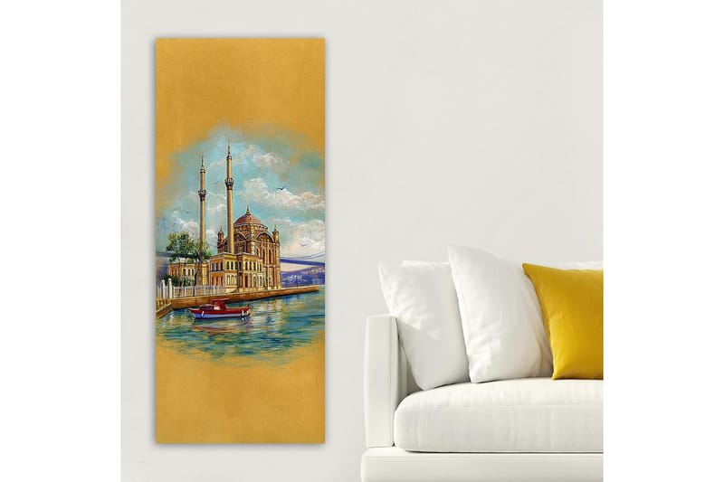 Canvasbillede DKY Cities & Countries Flerfarvet - 50x120 cm - Boligtilbehør - Billeder & kunst - Billeder på lærred