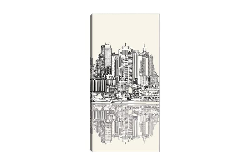 Canvasbillede DKY Cities & Countries Flerfarvet - 50x120 cm - Boligtilbehør - Billeder & kunst - Billeder på lærred