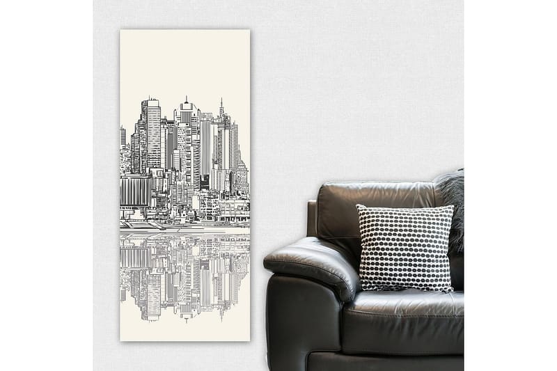 Canvasbillede DKY Cities & Countries Flerfarvet - 50x120 cm - Boligtilbehør - Billeder & kunst - Billeder på lærred