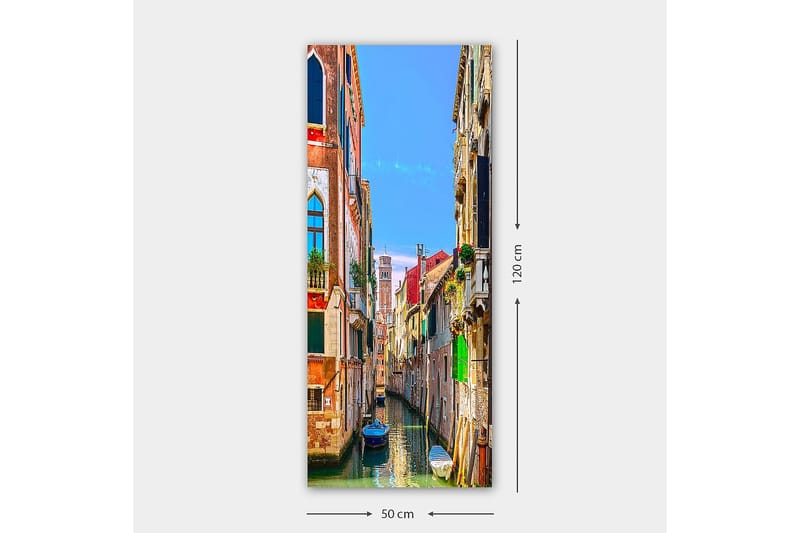 Canvasbillede DKY Cities & Countries Flerfarvet - 50x120 cm - Boligtilbehør - Billeder & kunst - Billeder på lærred