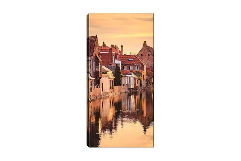 Canvasbillede DKY Cities & Countries Flerfarvet - 50x120 cm - Boligtilbehør - Billeder & kunst - Billeder på lærred