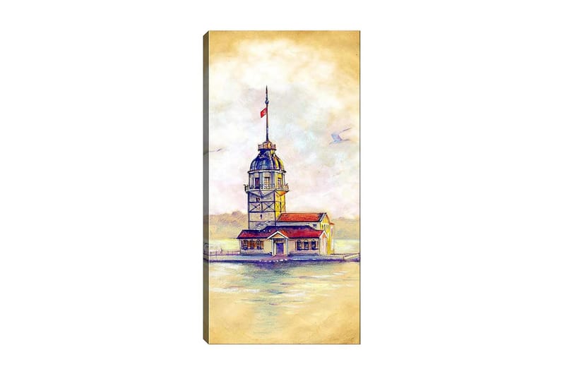 Canvasbillede DKY Cities & Countries Flerfarvet - 50x120 cm - Boligtilbehør - Billeder & kunst - Billeder på lærred