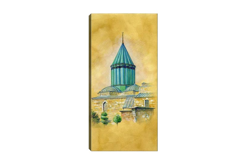 Canvasbillede DKY Cities & Countries Flerfarvet - 50x120 cm - Boligtilbehør - Billeder & kunst - Billeder på lærred
