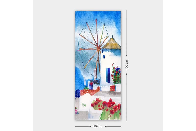 Canvasbillede DKY Cities & Countries Flerfarvet - 50x120 cm - Boligtilbehør - Billeder & kunst - Billeder på lærred
