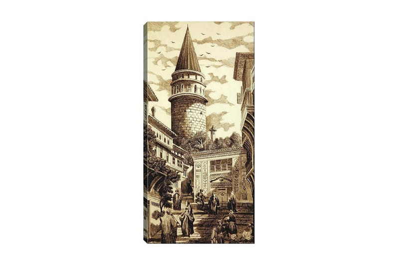 Canvasbillede DKY Cities & Countries Flerfarvet - 50x120 cm - Boligtilbehør - Billeder & kunst - Billeder på lærred