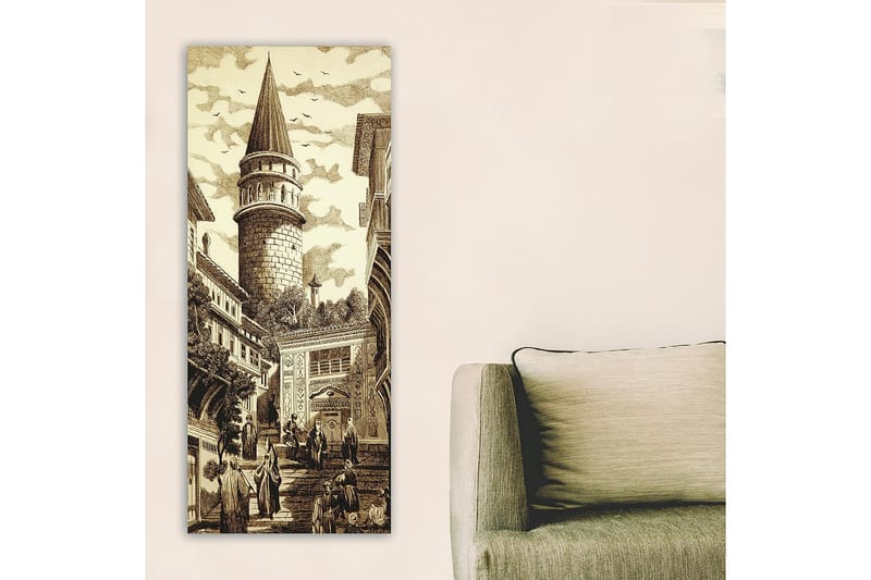 Canvasbillede DKY Cities & Countries Flerfarvet - 50x120 cm - Boligtilbehør - Billeder & kunst - Billeder på lærred