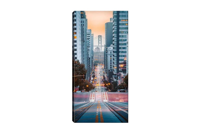 Canvasbillede DKY Cities & Countries Flerfarvet, 50x120 cm