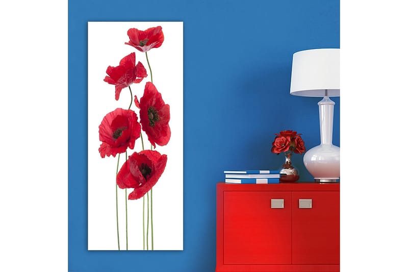 Canvasbillede DKY Floral & Botanical Flerfarvet - 50x120 cm - Boligtilbehør - Billeder & kunst - Billeder på lærred