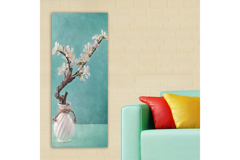 Canvasbillede DKY Floral & Botanical Flerfarvet - 50x120 cm - Boligtilbehør - Billeder & kunst - Billeder på lærred