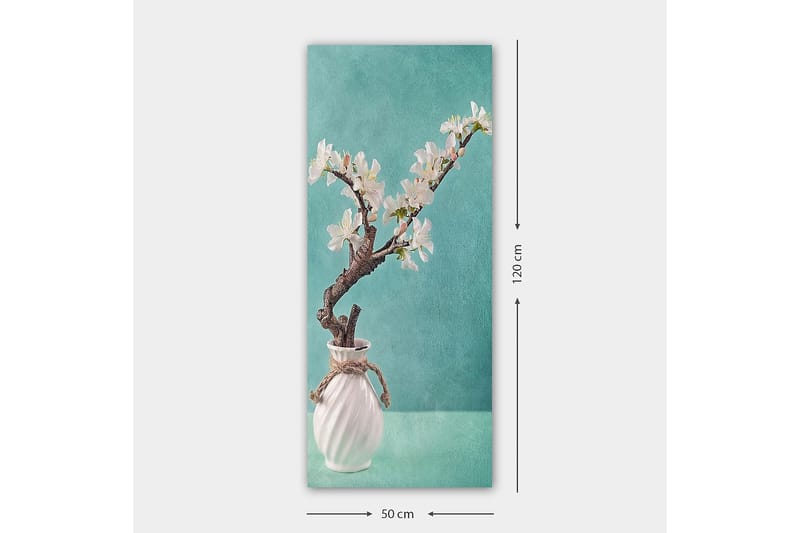 Canvasbillede DKY Floral & Botanical Flerfarvet - 50x120 cm - Boligtilbehør - Billeder & kunst - Billeder på lærred