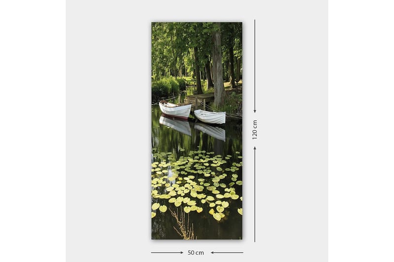 Canvasbillede DKY Floral & Botanical Flerfarvet - 50x120 cm - Boligtilbehør - Billeder & kunst - Billeder på lærred