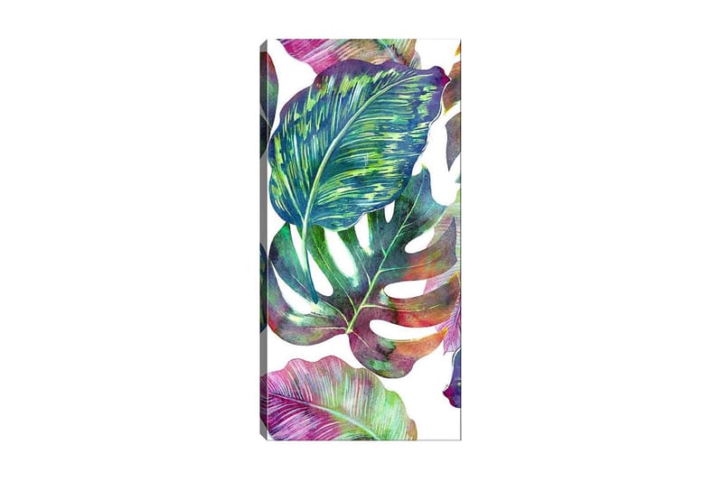 Canvasbillede DKY Floral & Botanical Flerfarvet - 50x120 cm - Boligtilbehør - Billeder & kunst - Billeder på lærred