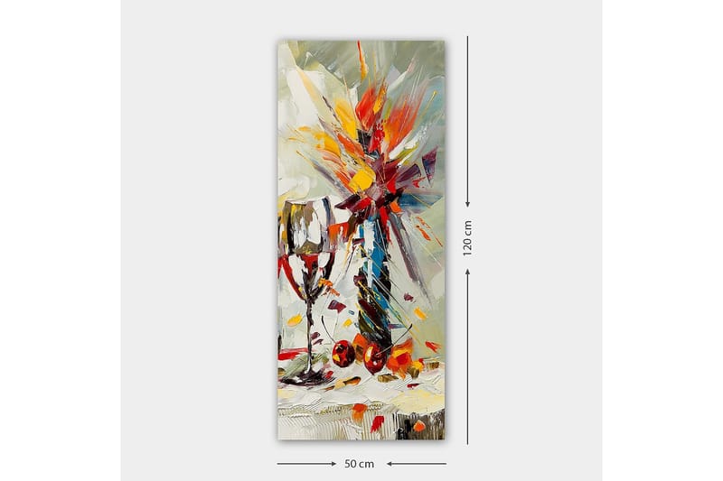 Canvasbillede DKY Floral & Botanical Flerfarvet - 50x120 cm - Boligtilbehør - Billeder & kunst - Billeder på lærred