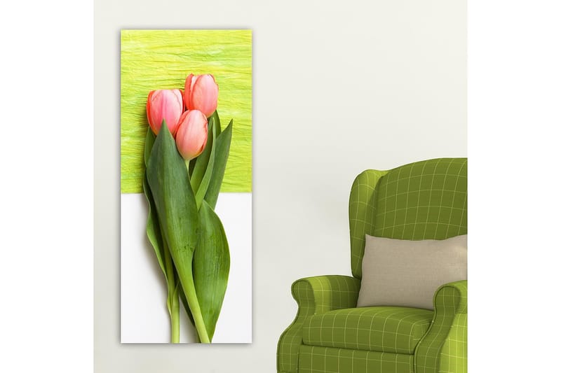 Canvasbillede DKY Floral & Botanical Flerfarvet - 50x120 cm - Boligtilbehør - Billeder & kunst - Billeder på lærred