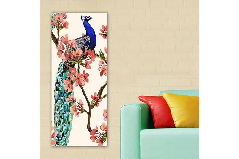 Canvasbillede DKY Floral & Botanical Flerfarvet - 50x120 cm - Boligtilbehør - Billeder & kunst - Billeder på lærred